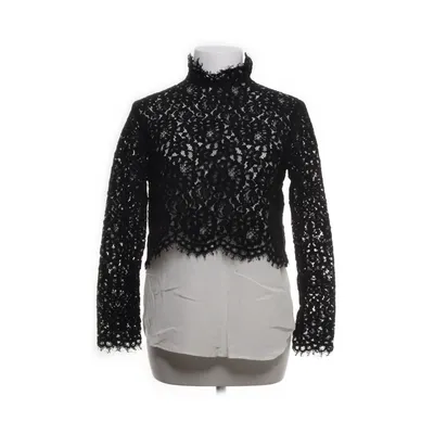 Blus (Vit, Svart) från Sandro Paris Bomull, Polyamid, Silke