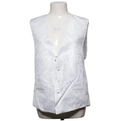 Suit vest (White) from Wilvorst Acetate, Polyester, Viscose
