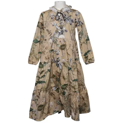 Maxi dress (Beige, Green, Multicolored) from Christina Rohde Cotton