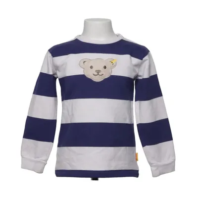 Langærmet t-shirt (Blå, Hvid) fra Steiff Bomuld