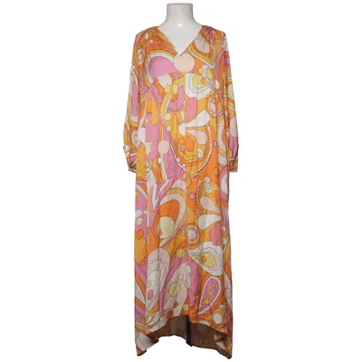 Maxi dress (Pink, Orange, Yellow) from Dea Kudibal Elastane, Silk