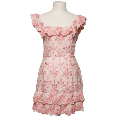 Klänning (Rosa, Vit) från Miss Selfridge Bomull, Polyester