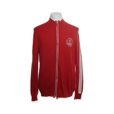 Cardigan (Red, White) from Pepe Jeans Cotton, Cashmere, Silk