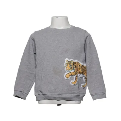 Sweatshirt (Grå, Flerfarvet) fra The Striped Cat Økologisk bomuld