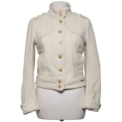 Jacke (Beige) von Galliano Kaschmir, Polyamid, Polyester, Wolle
