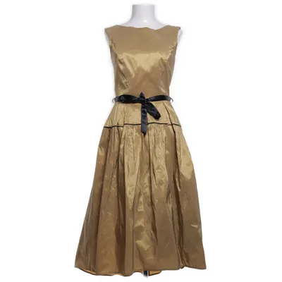 Cocktail dress (Black, Gold) from Sixth Sense Polyamide, Polyester