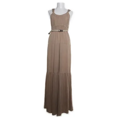 Maxikjole (Beige) fra Khujo Elastan, Polyester, Viscose