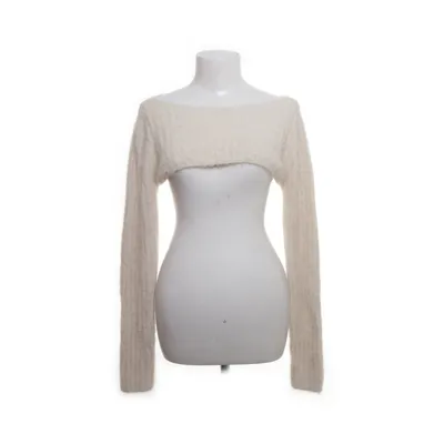 Crop top (Beige) van Urban Outfitters Acryl, Polyamide