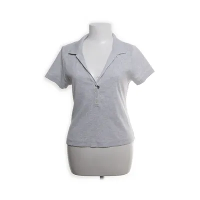 Polo shirt (Gray) from DKNY Jeans Cotton, Elastane, Polyester