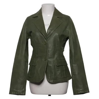 Blazer en cuir (Vert) Cuir, Polyester