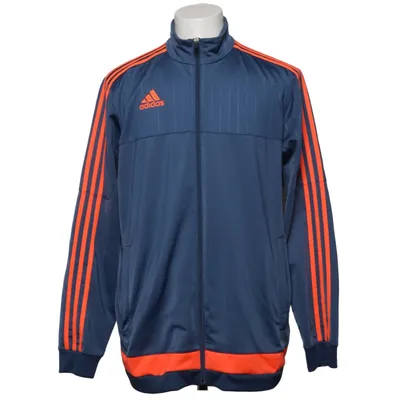 Træningsjakke (Blå, Orange) fra Adidas Polyester