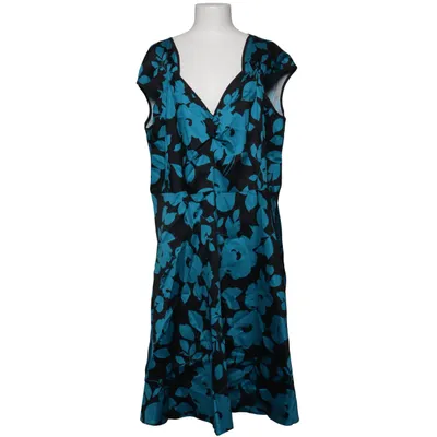 Jurk (Blauw, Zwart) van Lady Vintage Katoen, Elastaan
