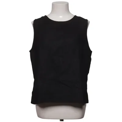 Tank Top (Black) from Cappuccini Linen, Viscose