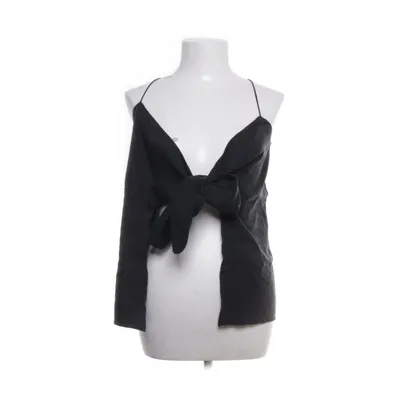 Crop top (Zwart) van Djerf Avenue Katoen, Cupro
