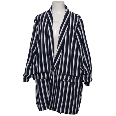 Blazer (Blauw, Wit) van ONLY Carmakoma Elastaan, Polyester