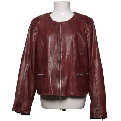 Leather jacket (Red, Black) from Jofama Leather, Polyester