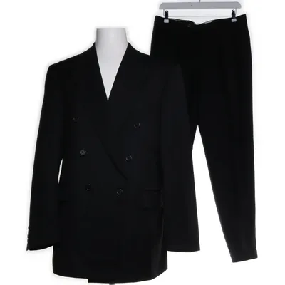 Kostym (Svart) från Roy Robson Ull, Viskos