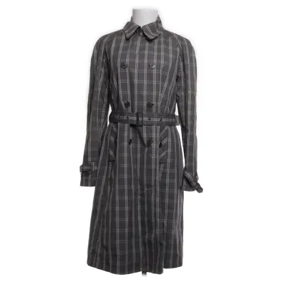 Trenchcoat (Grå, Hvid) fra Stefanel Bomuld, Silke