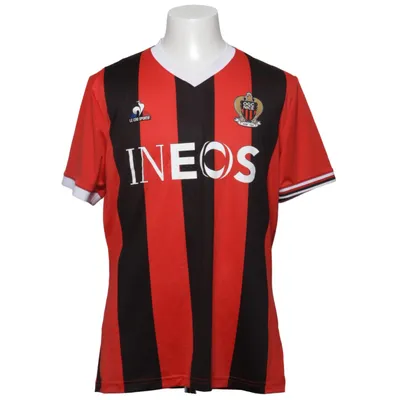 Maillot de football (Rouge, Noir) de Le Coq Sportif Élasthane, Polyester