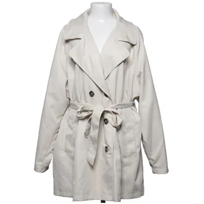 Trench coat (Beige) from Janina Curved Polyester