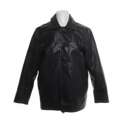 Leather jacket (Black) from Trapper Cotton, Leather