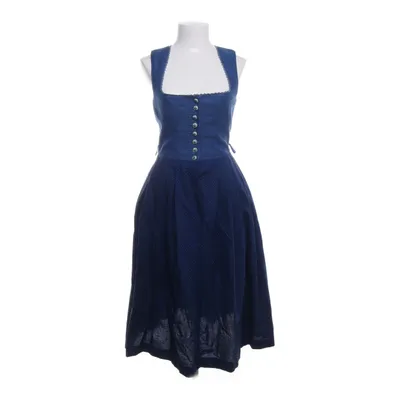 Dirndl (Blauw) van Country Line Katoen, Polyester, Linnen