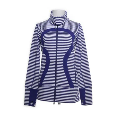 Træningsjakke (Hvid, Blå) fra Lululemon Athletica Nylon, Polyester