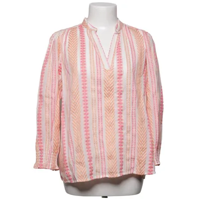 Blus (Rosa, Orange, Vit) från Pulz Jeans Bomull, Polyester