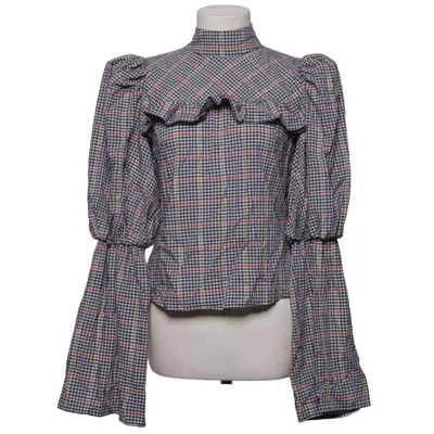 Strikblouse (Blauw, Wit, Meerkleurig) van Custommade Polyester, Viscose