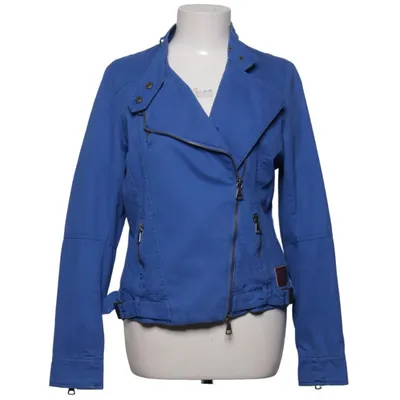 Bikerjacke (Blau) von Anne L Baumwolle, Polyester