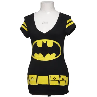 T-shirt (Zwart, Geel) van DC Comics Katoen, Polyester
