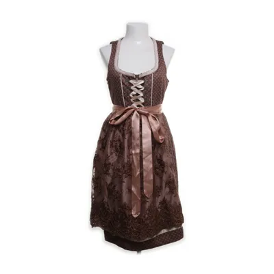 Dirndl (Brown, Multicolored) from JustFashionNow Elastane, Polyester