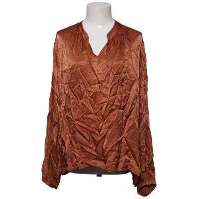 Blouse (Bruin) van Gemini Zijde, Viscose