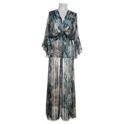 Långklänning (Blå) från Trois Ka Polyester