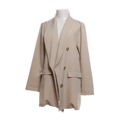 Blazer (Beige) from Mioni Elastane, Polyester