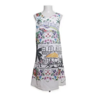 Jurk (Wit, Meerkleurig) van Desigual Katoen, Elastaan, Viscose