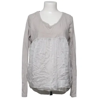 Bluse (Hvid, Beige) fra Sugar Babe Elastan, Viscose