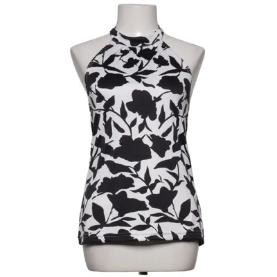 Halternecktopp (Svart, Vit) från Comfort Fashion Quality Polyester