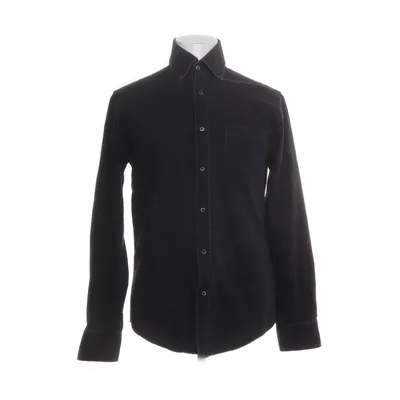 Denim blouse (Zwart) van Bruun & Stengade Katoen, Lyocell