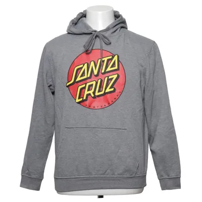 Hoodie (Gray) from Santa Cruz Cotton, Polyester