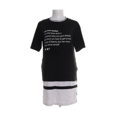 Jurk (Zwart, Wit) van DKNY Katoen, Viscose, Elastaan