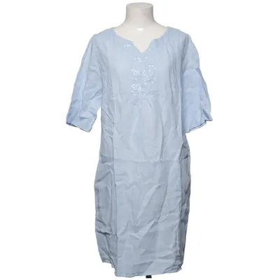 Jurk (Blauw) van Made in italy Linnen