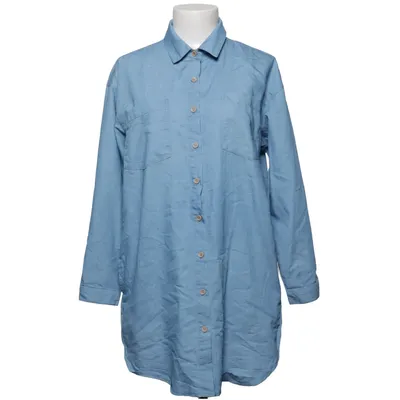 Robe chemise (Bleu) de Zanzea Collection Coton, Polyester