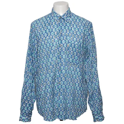 Shirt (Blauw, Groen, Wit) van Anokhi Katoen