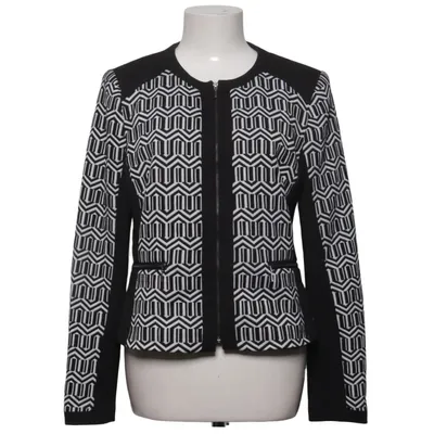 Jacket (Black, White) from Debenhams Elastane, Polyester, Viscose