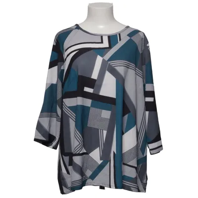 Bluse (Blau, Grau, Weiß) von Tracy Polyester