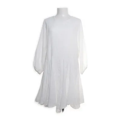 Dress (White) from New Collection Cotton, Polyester