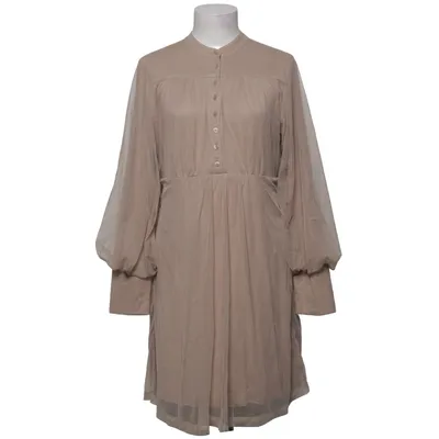 Jurk (Beige) van Plain Vanilla Polyester, Viscose