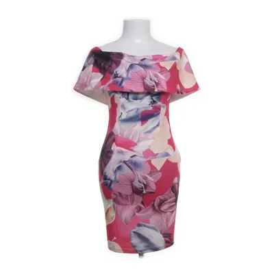 Kjole (Pink, Flerfarvet) fra Ginger Fizz Elastan, Polyester
