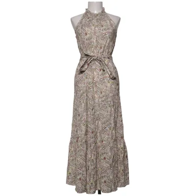 Maxi dress (Beige, Multicolored) from Mango Polyamide, Viscose